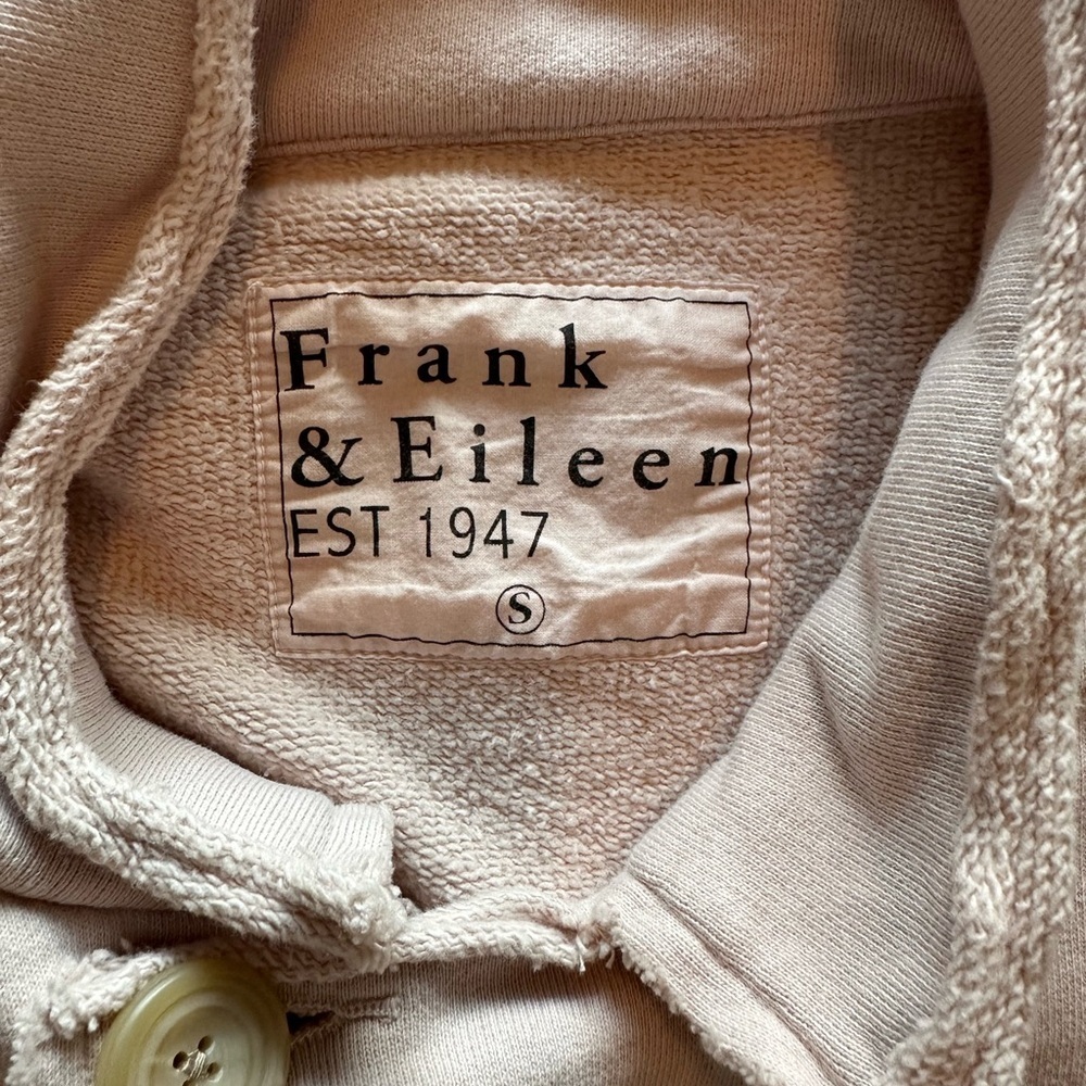 Frank & Eileen NWOT Belfast Sweatshirt Peacoat Taupe Size S - Picture 4 of 5